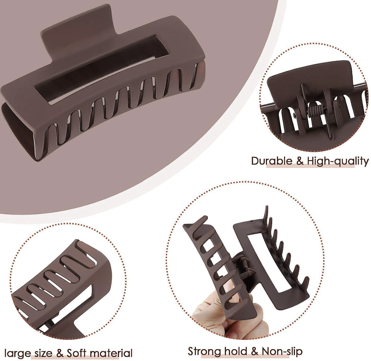 The Soft-Touch Flexible Claw Clip™